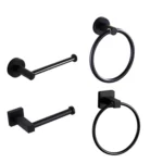 Stainless Steel Towel Ring Kitchen And Bathroom Hardware Toilet Paper Hanger, Style: - Image 2