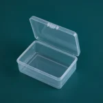 20 PCS Rectangular Plastic Box Transparent Parts PP Storage Box With Cover - Image 2