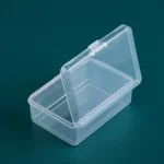 20 PCS Rectangular Plastic Box Transparent Parts PP Storage Box With Cover - Image 3
