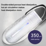 10W Household Shoe Dryer Shoe Deodorant Shoe Dryer Smart Timed Folding Shoe Baker Socks Dryer - Image 4