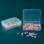 10 PCS Rectangular PP Plastic Box Transparent Packaging Box With Cover Plastic Parts Hardware Tool Storage Box - Image 3