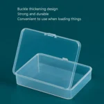 10 PCS Rectangular PP Plastic Box Transparent Packaging Box With Cover Plastic Parts Hardware Tool Storage Box - Image 5