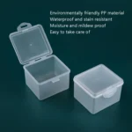 10 PCS PP Matte Material Plastic Box With Cover Parts Tool Storage Box Square Product Box - Image 6