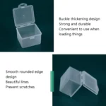 10 PCS PP Matte Material Plastic Box With Cover Parts Tool Storage Box Square Product Box - Image 7