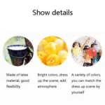 100 PCS 10 Inch Agate Latex Balloon Wedding Festival Party Decorative Balloon - Image 4