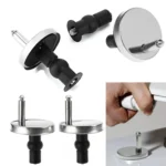 1 Pair 3903 Zinc Alloy Toilet Seat Hinge Installation Nut Quick Release Installation Screw - Image 5
