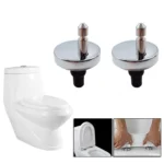1 Pair 3903 Zinc Alloy Toilet Seat Hinge Installation Nut Quick Release Installation Screw - Image 6
