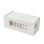 XM009 Plastic Plug-In Electric Wire Storage Box Power Board Wire Clip Box Charger Storage Finishing Box