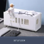 XM009 Plastic Plug-In Electric Wire Storage Box Power Board Wire Clip Box Charger Storage Finishing Box - Image 7