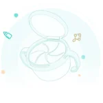 Baby Snacks Bowl Children Kids Food Storage Dishes Anti Spill 360 Rotate Baby Solid Feeding Plate Tableware Baby Feeding Stuff - Image 7