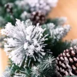 Christmas Decoration Door Hanging Long Flocking Rattan - Image 5