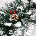 Christmas Decoration Door Hanging Long Flocking Rattan - Image 7