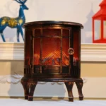 Fireplace Charcoal Lantern Simulated Flame Christmas Scene Decoration Window Home Decoration