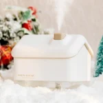 QB2020-008-G1 Mini Snow House Air Humidifier USB Bedroom Christmas Humidifier