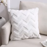 Double-Sided Plush Pillow Home Sofa Cushion Pillowcase