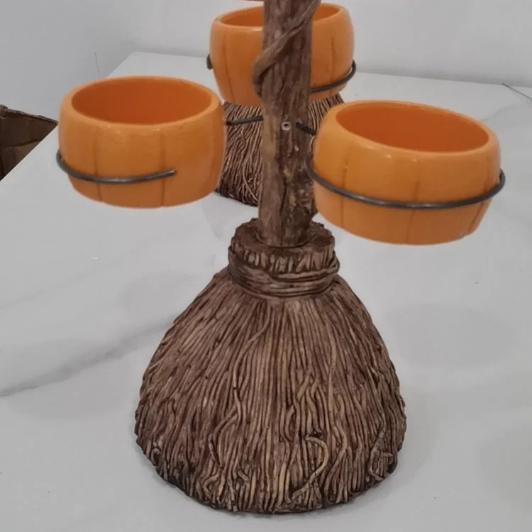 TBD0597783603_B3.webp Halloween Pumpkin Snack Bowl Stand Decorative Storage Rack,Style: - Image 4