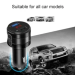 Car Bluetooth Handsfree Car FM Transmitter Music Player Car Charger - Image 7