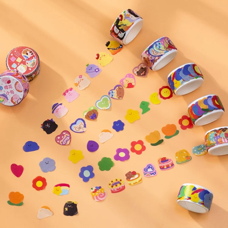 TBD0597788301_B1.webp Washi Tape Sweetheart Bubble Machine Series Cartoon Decoration Stickers - Image 2