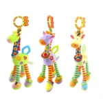 Baby Carriage Hanging Toy 0-1 Year Old Bell Teether Giraffe Bed Bell - Image 2