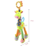 Baby Carriage Hanging Toy 0-1 Year Old Bell Teether Giraffe Bed Bell - Image 3