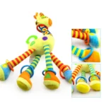 Baby Carriage Hanging Toy 0-1 Year Old Bell Teether Giraffe Bed Bell - Image 5