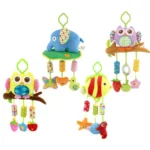 Cute Animal Wind Chimes Baby Toy 0-1 Year Old Bed Hanging Grip Baby Bed Bell - Image 2