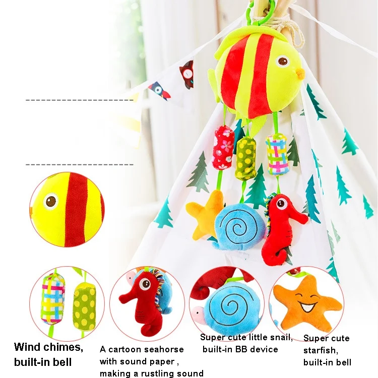 TBD0598088901_B2.webp Cute Animal Wind Chimes Baby Toy 0-1 Year Old Bed Hanging Grip Baby Bed Bell - Image 3