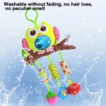 Cute Animal Wind Chimes Baby Toy 0-1 Year Old Bed Hanging Grip Baby Bed Bell - Image 4
