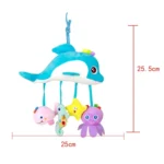 Baby Toys 0-1 Year Old Animal Bed Bells Soothing Plush Toys Baby Rattles Baby Carriage Hanging - Image 3