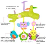 Baby Toys 0-1 Year Old Animal Bed Bells Soothing Plush Toys Baby Rattles Baby Carriage Hanging - Image 4