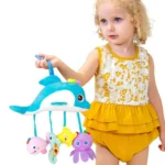 Baby Toys 0-1 Year Old Animal Bed Bells Soothing Plush Toys Baby Rattles Baby Carriage Hanging - Image 6