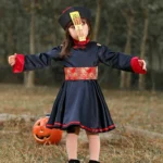 5812 Children Halloween Costumes Nightclubs Bars Carnival Parties Funny Role-Playing Horror Qing Dynasty Zombie Costumes - Image 2