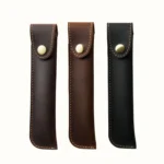 Pen Bag Personality Retro Pure Handmade First Layer Leather Pen Case Protective Cover - Image 2