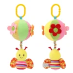 Stroller Drawstring Cloth Ball Toy Baby Soothing Hand Grab Ball Plush Bed Bell Lathe Pendant - Image 6