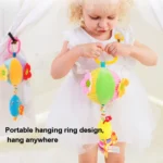 Stroller Drawstring Cloth Ball Toy Baby Soothing Hand Grab Ball Plush Bed Bell Lathe Pendant - Image 3