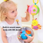Stroller Drawstring Cloth Ball Toy Baby Soothing Hand Grab Ball Plush Bed Bell Lathe Pendant - Image 4