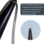 Outdoor Multi-Function Fan Leaf Fly Repeller Automatic Fly Trap Mosquito Repellent Fan - Image 3