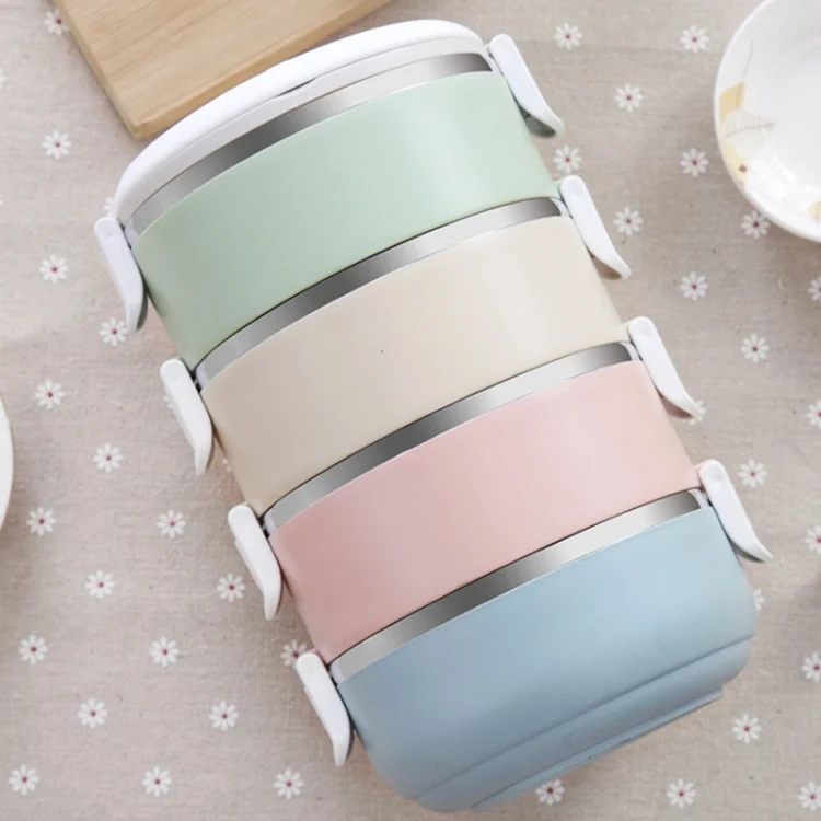 TBD059848901A_1.webp Gradient Color Lunch Box Food Bento Box Stainless Steel Container - Image 8