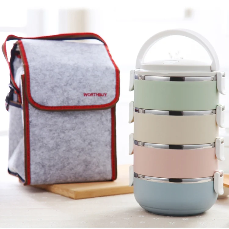 TBD059848901A_3.webp Gradient Color Lunch Box Food Bento Box Stainless Steel Container - Image 10