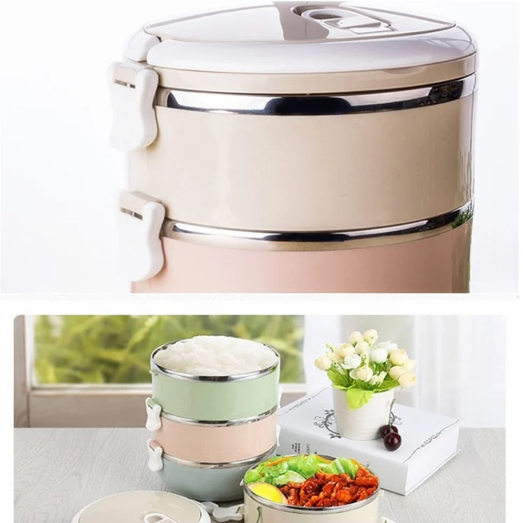 TBD059848901_B6.webp Gradient Color Lunch Box Food Bento Box Stainless Steel Container - Image 7