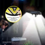 TG-TY074 Solar Human Body Induction Garden Wall Lamp Outdoor Corridor Light, Spec: - Image 3