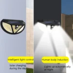 TG-TY074 Solar Human Body Induction Garden Wall Lamp Outdoor Corridor Light, Spec: - Image 5