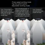 TG-TY074 Solar Human Body Induction Garden Wall Lamp Outdoor Corridor Light, Spec: - Image 6