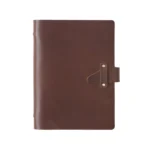 A5 Cowhide Retro Loose-Leaf Notebook Diary Office Business Simple Notepad Crazy Horse Leather Handbook