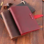A5 Cowhide Retro Loose-Leaf Notebook Diary Office Business Simple Notepad Crazy Horse Leather Handbook - Image 7