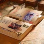 Handmade Sketchbook Cowhide Notebook Retro Notepad Notebook Diary Gift - Image 5