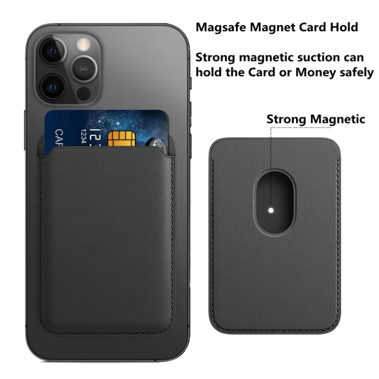 TBD0598892001_B4.webp MagSafe Magnetic Leather Card Case Holster For iPhone - Image 5