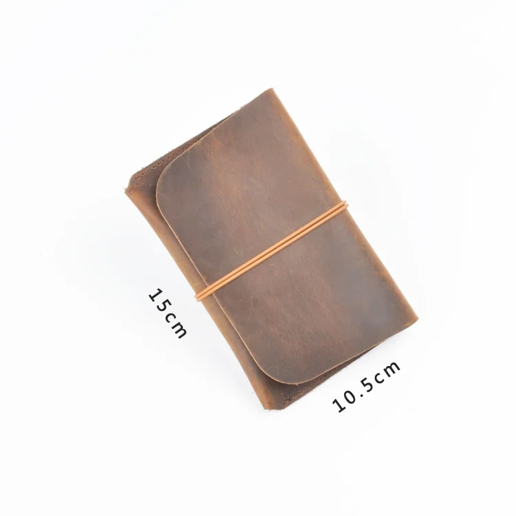 TBD0598892301_B2.webp Crazy Horse Skin  Passport Bag Document Holder Retro Boarding Pass Wallet Card Holder - Image 3