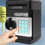 Password Safe Deposit Box Children Automatic Savings ATM Machine Toy - Image 5