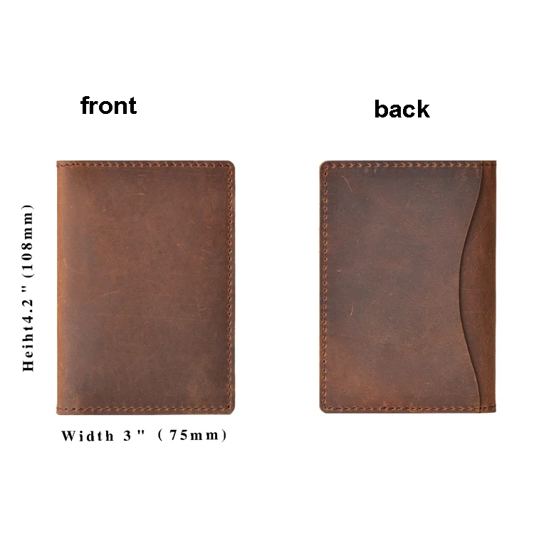 TBD0598894601_B2.webp Cowhide Card Holder Simple Bank Card Storage Folder Membership Card Holder Wallet - Image 3